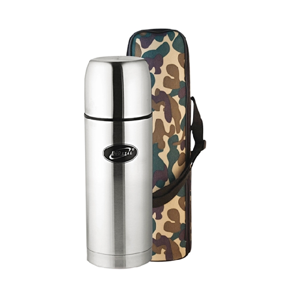 Термос "Охота" NBP-1200 В (1,2 л, узк. горло, кам. Чехол)