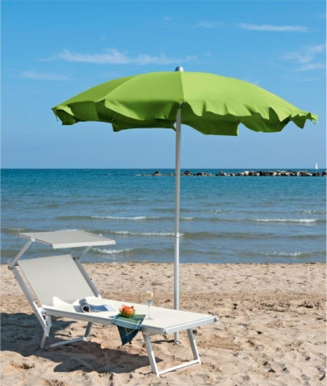 Зонт пляжный прямой HS-240, диаметр 240 см
