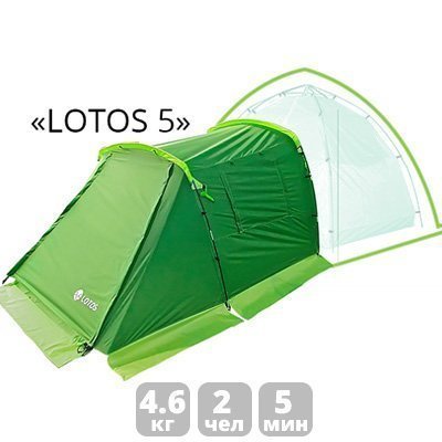 Спальная палатка "ЛОТОС 5 Саммер"