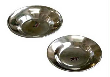 Тарелка нерж. 22см