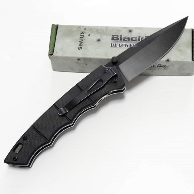 Нож складной  Black Fox "SAI" (рук.-черн. нейлон, клин. ст.440C)