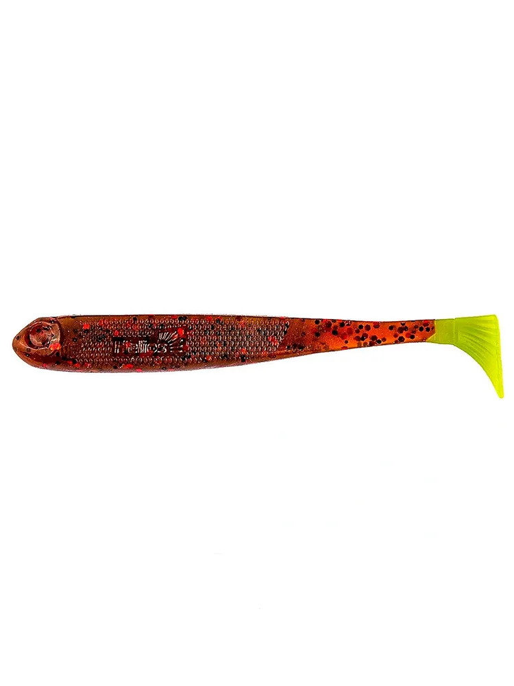Виброхвост Jumbo HS-7-017-N 4.95", 12.5см, Rusty Gold Lime